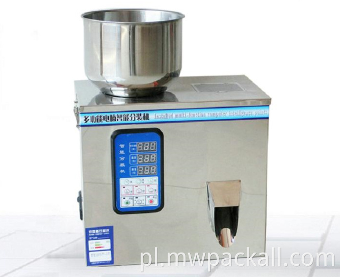 Automatyczna torba na butelki Wypełniacz proszkowy Cząsteczki Herbata Nasiona cukru Ziarna Proszek do ważenia Napełniarka